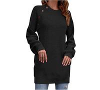 Robe Pull Femme Sexy Vintage De Soirée Chic Et Glamour Tricoté Jupe Taille Haute Street Wear Classique À Col Rond Femmes Mini Robes Hiver Tricoté Casual Pullover Top avec Poche