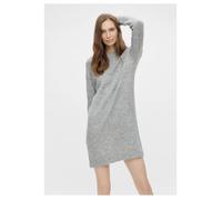 Robe pull Gris Femme - PIECES - Taille Femme - Courtes - Regular - Col rond - Manches longues XS