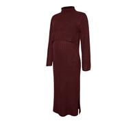 Robe pull manches longues femme Mamalicious Mlsuniva June 2f Noos Rouge M