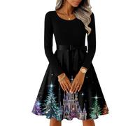 Robe Pull Noel Femme Chic Elegant Dorée Pere Soirée Blanche Verte Soiree Longue Robes Hiver Sexy Mere Reveillon Dress Et Femme Taille Rouge Jupe Nouvel Réveillon Jour Pull