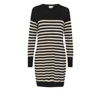 Robe pull rayÃ©e femme KAFFE Astrid Noir M