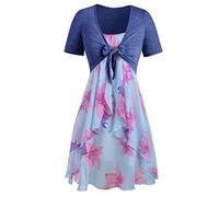 Robe QZR0X amaiword robes pour mariage adies seeveess vintage fora bardot robe soirée cocktai fête rétro swing robe + noeuds Taille 38