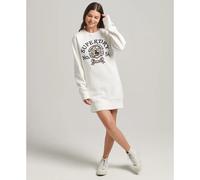 Superdry Vintage Pride In Craft C Long Sleeve Dress Blanc 2XS Femme