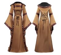 Robe Renaissance Femme Costume Médiéval Elfe Medievale Fille De Sorcière Malefique Médiévale Gothique Halloween Corset Deguisement Viking Sorciere Ceinture