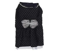 Robe Respirante pour Chiens et Chats | Tissu Doux et léger avec Attaches à Crochets faciles | Robe de Chien Mignonne pour Les fêtes/Mariages/Usage Quotidien (S)