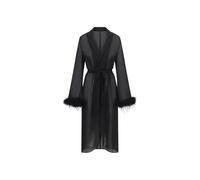 Robe rochet en plumes d'autruche femme Balou Noir S