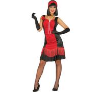 Déguisements Charleston Rouge Pour Femme (Taille M) Multicolore