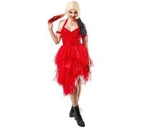 Robe Rouge Harley Quinn Femme - Suicide Squad 2 - Taille: M Rouge
