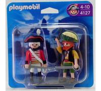 Robe Rouge + Pirate Playmobil Blister Duo Pack 4127 V.10 À Bord Garde OVP NEUF
