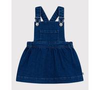 Robe salopette bébé en denim à bretelles réglables Petit Bateau - bleu - Taille 18 mois 18M bleu