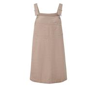 Robe salopette courte à bretelles réglables femme QS Gris 44