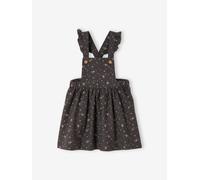 Robe-salopette en coton gratté bébé anthracite 1M(54CM)