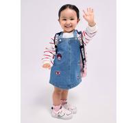 Robe Salopette En Jean Avec Broderie Minnie Bleu 12/18M(74/81)