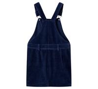 Robe Salopette Pour Enfants Velours Côtelé Bleu Marine 128