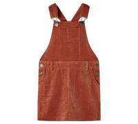 vidaXL Robe Salopette pour Enfants Vêtement Tout-Petits Velours Côtelé Cognac 104