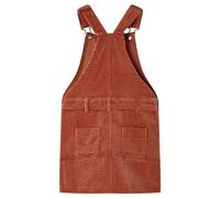 Robe Salopette Pour Enfants Velours Côtelé Cognac 116