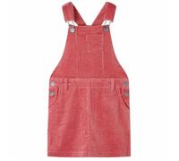 Robe salopette pour enfants velours côtelé rose 5 dimensions disponibles 18-24 mois