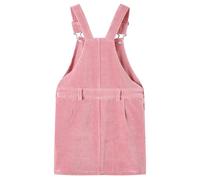 Robe Salopette Pour Enfants Velours Côtelé Rose Clair 104