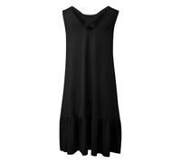 Robe sans manches en jersey coupe décontractée et encolure ronde femme s.Oliver Noir 36