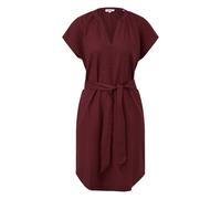 Robe sans manches en lin mÃ©langÃ© imprimÃ©e sur toute la surface et froncÃ©e femme s.Oliver Rouge 40