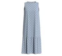 Robe sans manches en viscose imprimÃ©e et froncÃ©e femme s.Oliver Bleu 34