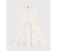 Robe sans manches enfant en coton imprimée fleurs Petit Bateau - blanc - Taille 3 ans 3A blanc/multicouleur