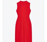 Robe sans manches noire et or avec boutons pour femmes, pour actrices. Style élégant, cintrée à la taille et coupe évasée affinante. Robe de combat pour le lieu de travail #ChicDeBureau L,M,S,XL,XS,XX