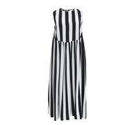 Robe sans manches rayÃ©e femme Mat Fashion Noir S