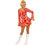 Robe Seventies (Rose) - Déguisement Années 70 (Disco) - M WIDMANN G