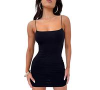Robe Sexy Femme Mini Robe Ajustée de Fête Robe Courte à Manches Longues avec Épaules Découvertes pour Femme Robe Bodycon Ajustée pour Soirées Décontractées en Club et Citations, Noir , Medium