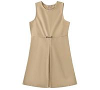Robe Soiree Fille,Robe Décontractée Fille Coton,D'École Classique Tablier à Carreaux avec Col en V et Bretelles Réglables L'Année Scolaire et Le Campus Convient Aux Enfants de 6 à 17 Ans
