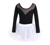 Robe Soiree Fille - Robes de danse polyvalentes pour filles ensemble de costumes à manches courtes adaptées pour ballet jazz claquettes printemps été vêtements d entraînement 1 à 14 ans sans compromis
