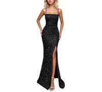 Robe Soiree Paillette Femme, Robe De FêTe Manches Longues, VêTements De SoiréE Women Grande Taille, RéUnions Et éVéNements Formelle Bureau Princesse pour Look Passerelle