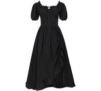 Robe Sorciere Femme Elegante Petit Hallowen Renaissance Grande Sexy Couple Malefique Mariée Costume Adulte Médiévale Cosplay Sorciere Déguisement Couple L