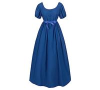 Robe Sorciere Femme, Robe De Bal MéDiéVale éLéGante pour Femmes CréAtion Longue Et Taille Haute pour éVéNements Cosplay Et FêTes CostuméEs
