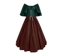 Robe Sorcière Taille Demon Sorciere Dame Costume Diable Halloween Cosplay Robe Femme Halloween Sorcier Chic Corset Tenue Déguisement Grande Taille M