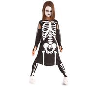 Rubie's Déguisement Squellette Fille Taille 5/7 ans (108–120 cm) Multicolore