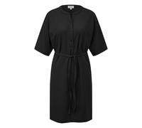 Robe structurÃ©e en jersey avec ceinture et patte de boutonnage femme s.Oliver Noir 48