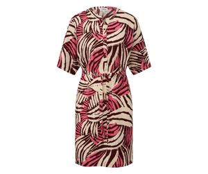 Robe structurÃ©e en jersey avec ceinture et patte de boutonnage femme s.Oliver Rose 48