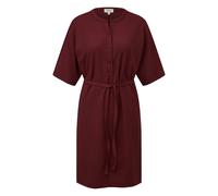 Robe structurÃ©e en jersey avec ceinture et patte de boutonnage femme s.Oliver Rouge 46