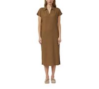 Robe structurÃ©e en jersey avec fentes femme s.Oliver Marron 34