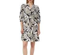 Robe structurée en viscose mélangée avec poches fendues femme s.Oliver Noir 38