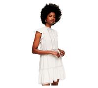 Robe - Superdry - Studios Lace Mix Dress - Blanc - Femme - Taille 44 XL