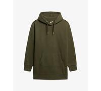 Superdry Robe à capuche tatouée pour femme avec strass, Kaki militaire, 42