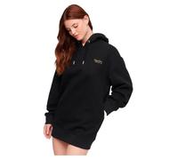 Robe sweat à capuche Superdry Essential - Noir - Femme XXS/XS
