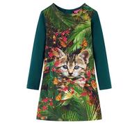 Robe sweat bébé fille - vidaXL - Noir - 1,5 à 10 ans - Confortable et abordable 3-4 ans