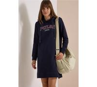 Robe sweat femme à capuche, longueur genoux