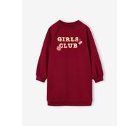 Robe sweat fille rouge 6A