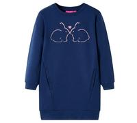 Robe Sweatshirt Pour Enfants Bleu Marine 104
