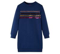 Robe Sweatshirt Pour Enfants Bleu Marine 92